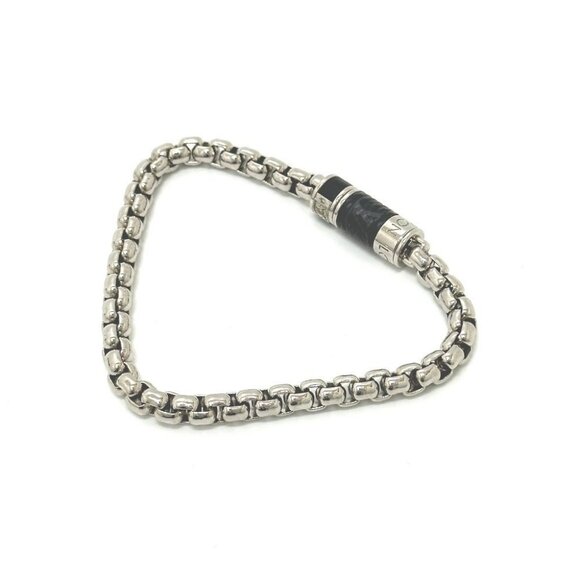 LOUIS VUITTON M63107 Bracelet-Chain Monogram-Eclipse Accessories Bracelet - Picture 9 of 12